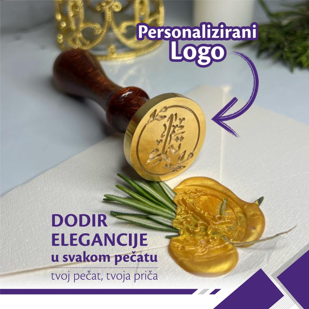 Personalizirani pečat s logom i ponudom